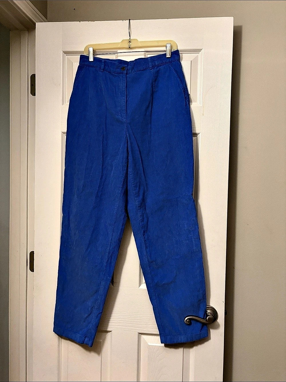 L.L.Bean Women's Straight Leg Pants Blue Size 12 M/TALL